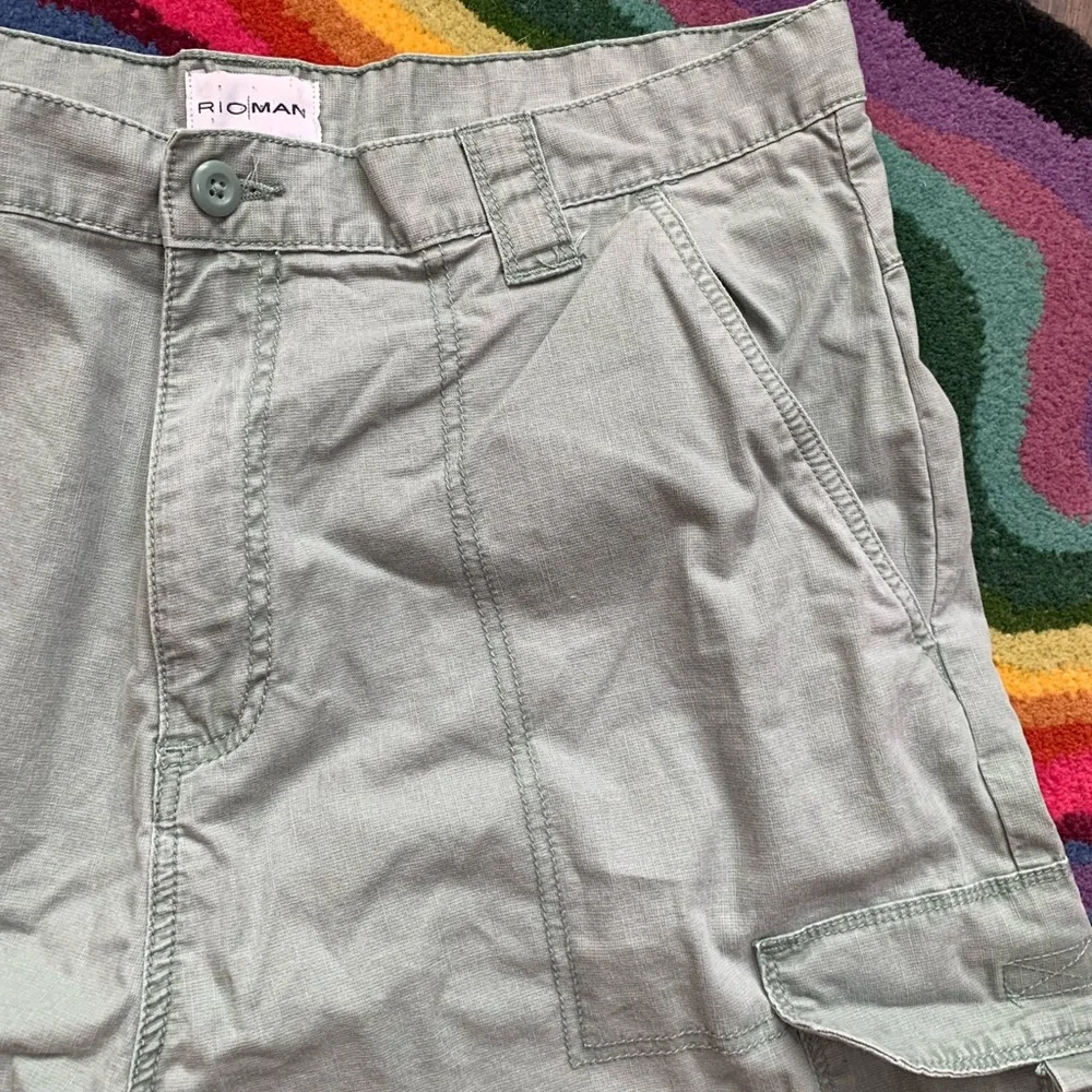 Rio | Man Cotton Blend Cargo Shorts